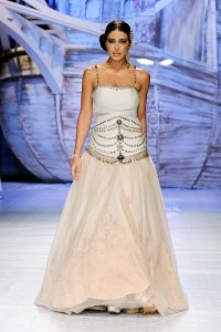 A look from JJ Valaya's collection at India Bridal Week