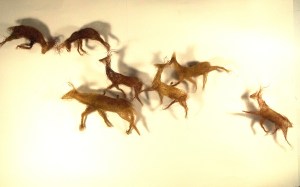 'Deer' by Masooma Syed made of human hair