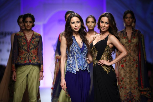 Designer Mandira Wirk and Malaika Arora